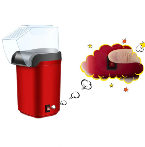 Electric hot air type household popcorn machine